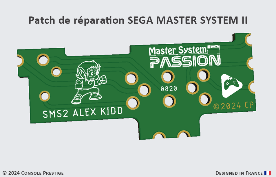 Patch de réparation Sega Master System II